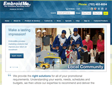 Tablet Screenshot of embroidme-lasvegas.com